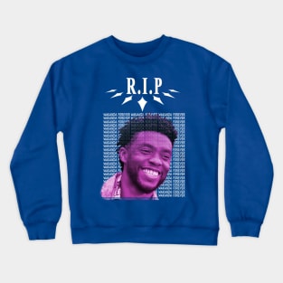 Chadwick Boseman ( WAKANDA FOREVER ) R.I.P Crewneck Sweatshirt